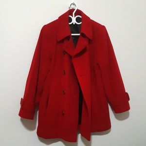 Red Peacoat